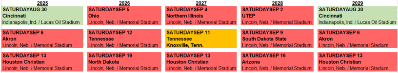 Husker Football 2025 - 2029 Schedule.png